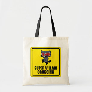 Chibi Catwoman Super-Schurke Überquerungsschild Tragetasche