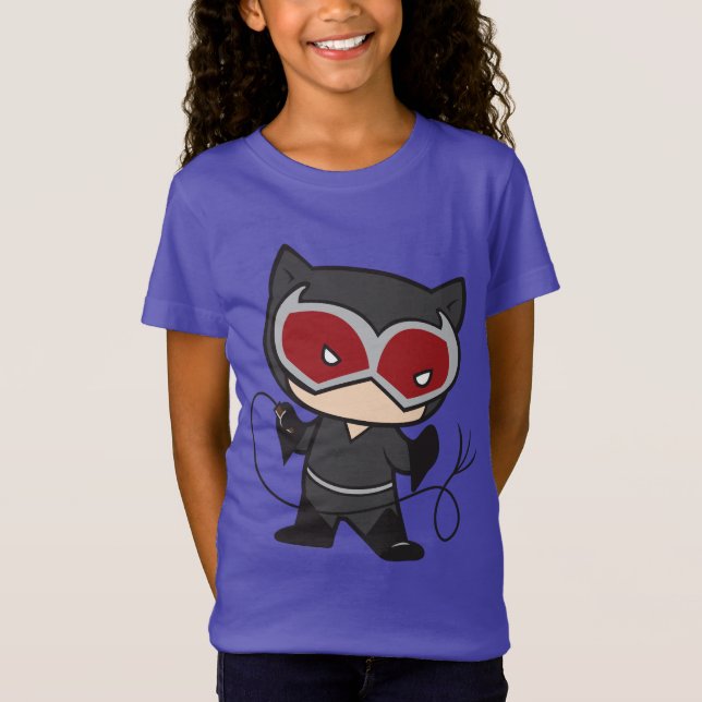 Chibi Catwoman T-Shirt (Vorderseite)