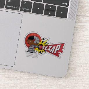 Chibi Cyborgs zybernetische Cannon Aufkleber