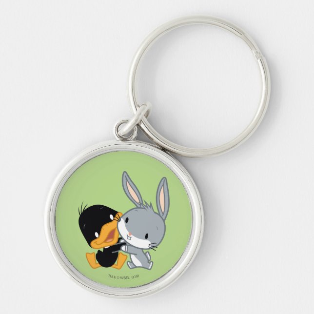 Chibi DAFFY DUCK™ & BUGS BUNNY™ Schlüsselanhänger (Vorne)