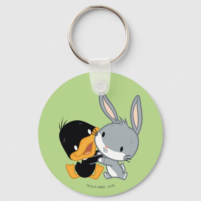 Chibi DAFFY DUCK™ & BUGS BUNNY™ Schlüsselanhänger (Vorderseite)