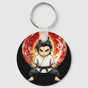 Chibi Dojo Ausdauer Clear Mind Schlüsselanhänger