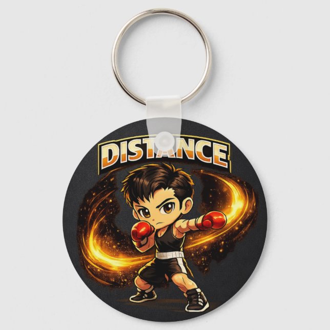 Chibi Dojo Distanz Timing Schlüsselanhänger (Vorderseite)
