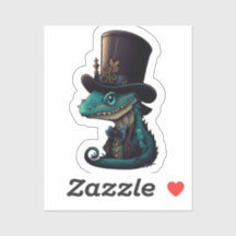 Chibi Dragon in einem Top Hat