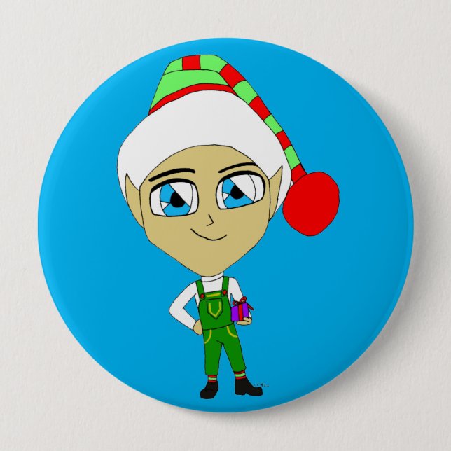 Chibi elf button (Vorderseite)