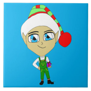 Chibi elf fliese