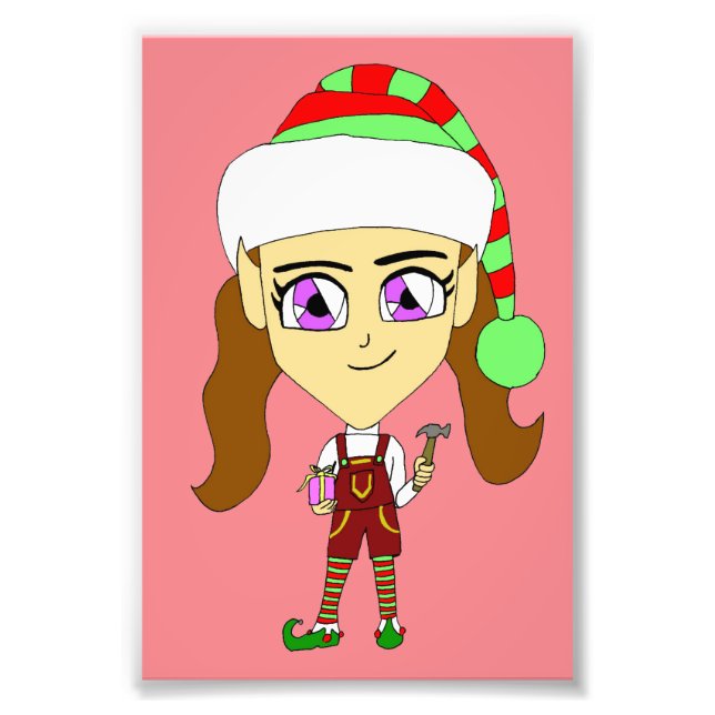 Chibi elf fotodruck (Vorne)
