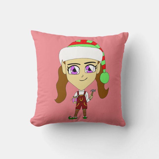 Chibi elf kissen (Vorderseite)