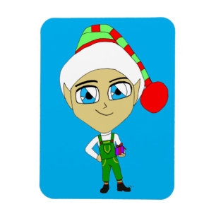 Chibi elf magnet