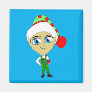 Chibi elf magnet