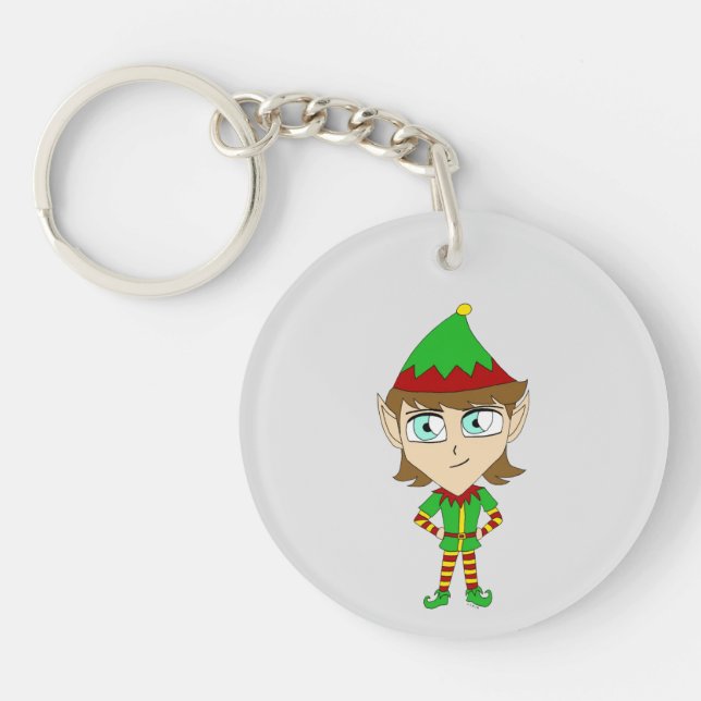 Chibi elf schlüsselanhänger (Vorderseite)