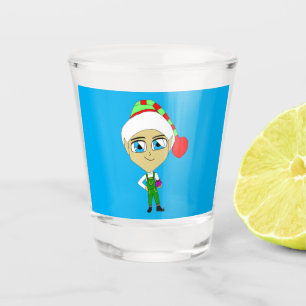 Chibi elf schnapsglas