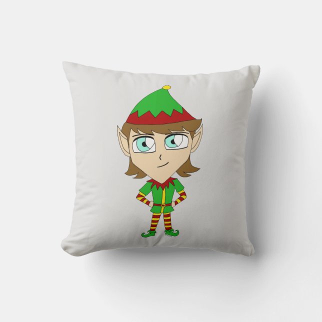 Chibi-Elf-Taste Kissen (Vorderseite)