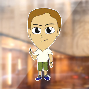 Chibi Fensteraufkleber