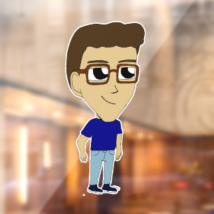 Chibi Fensteraufkleber