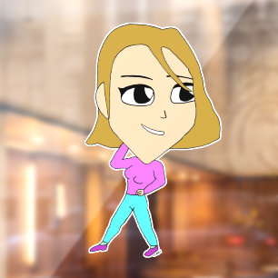 Chibi Fensteraufkleber