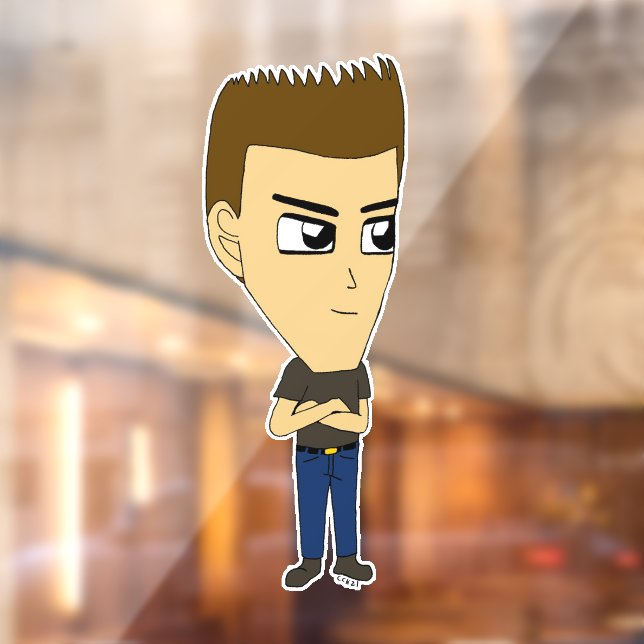 Chibi Fensteraufkleber (Blatt 2)