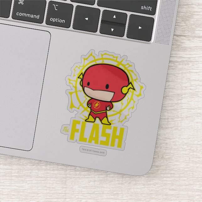 Chibi Flash mit Strom Aufkleber (Detail)