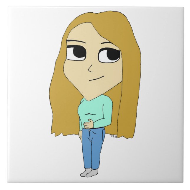 Chibi Fliese (Vorderseite)