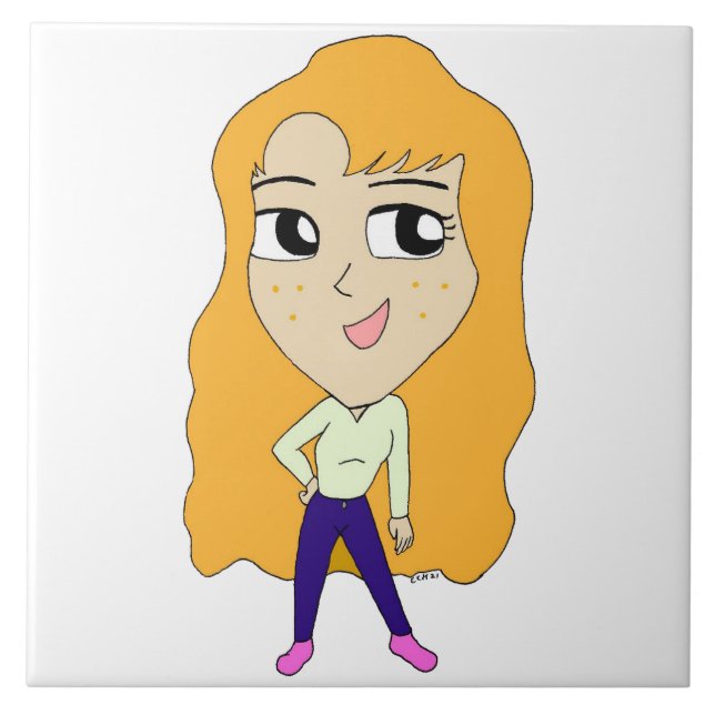 Chibi Fliese (Vorderseite)