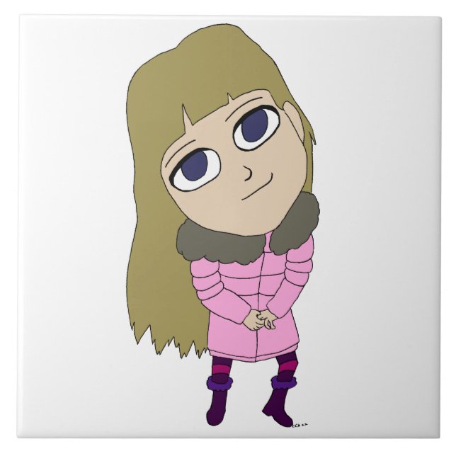 Chibi Fliese (Vorderseite)
