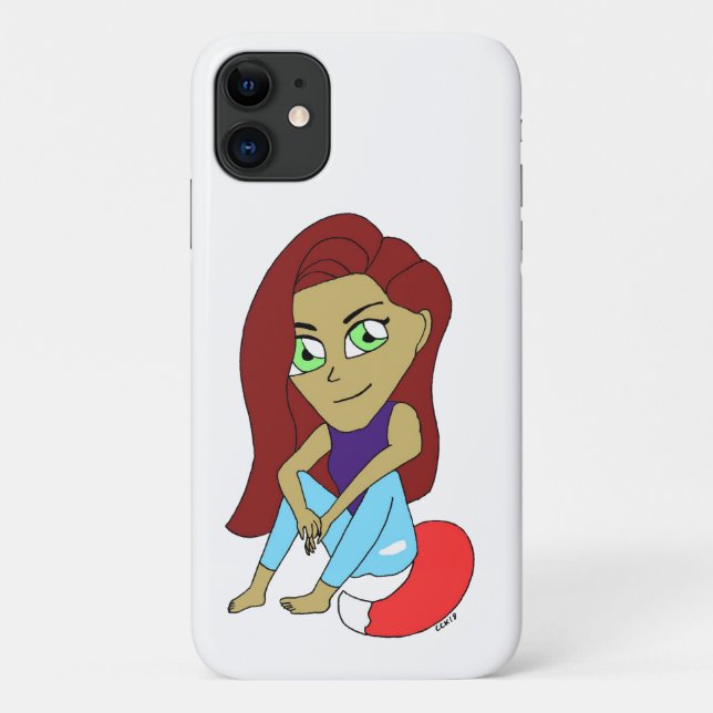 Chibi Foxy Girl Case-Mate iPhone Hülle (Rückseite)