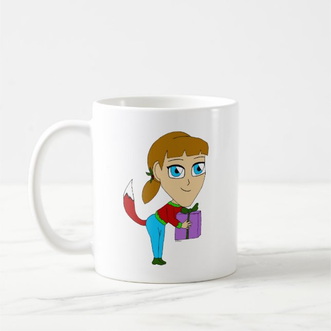 Chibi Foxy Girl Kaffeetasse (Links)