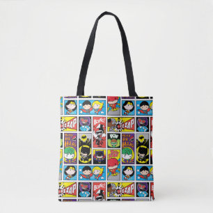 Chibi-Gerechtigkeitsliga-Kompilationsmuster Tasche