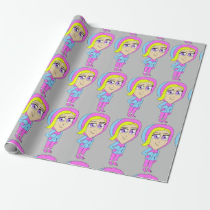 Chibi Geschenkpapier