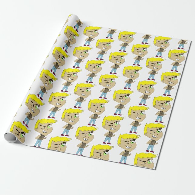 Chibi Geschenkpapier (Ungerollt)