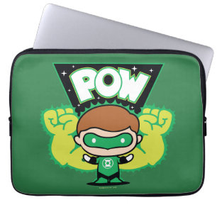 Chibi Green Lantern bilden Riesenfisten Laptopschutzhülle