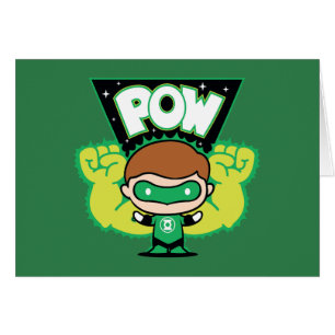 Chibi Green Lantern bildet riesige Fäuste