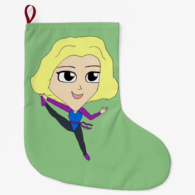 Chibi Großer Weihnachtsstrumpf (Vorderseite)