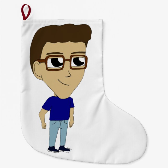 Chibi Großer Weihnachtsstrumpf (Vorderseite)