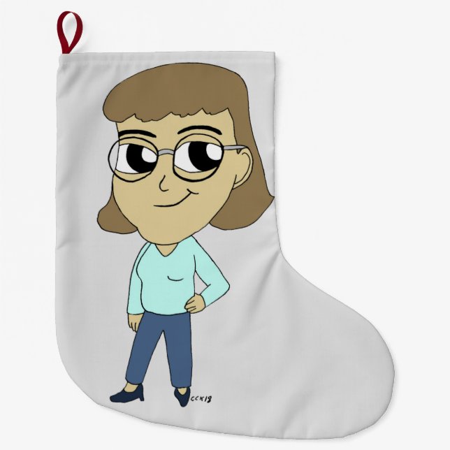 Chibi Großer Weihnachtsstrumpf (Vorderseite)