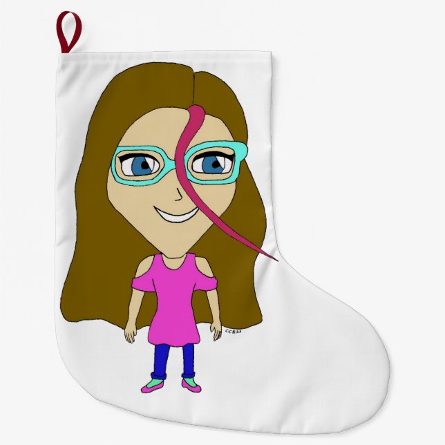 Chibi Großer Weihnachtsstrumpf (Vorderseite)