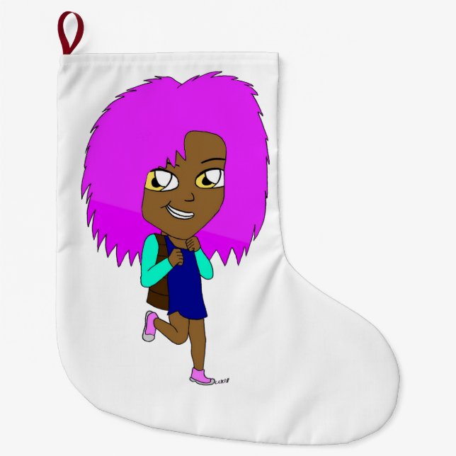 Chibi Großer Weihnachtsstrumpf (Vorderseite)