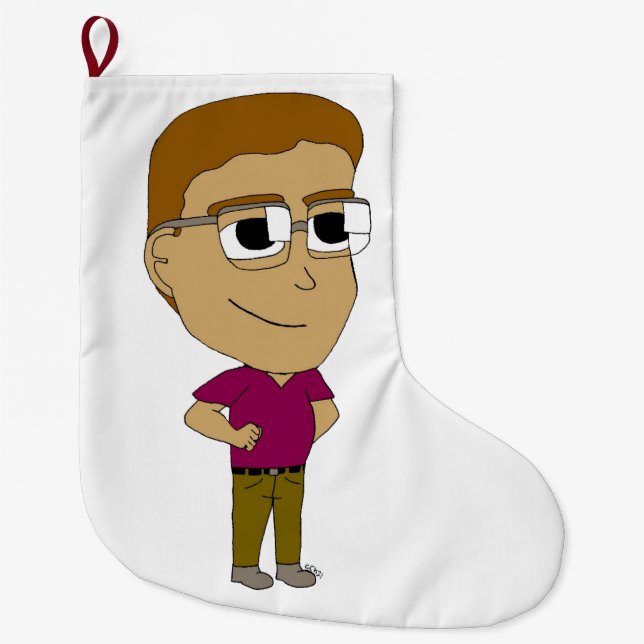 Chibi Großer Weihnachtsstrumpf (Vorderseite)