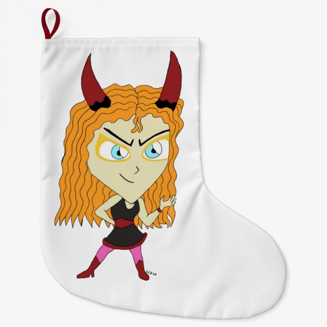 Chibi Großer Weihnachtsstrumpf (Vorderseite)
