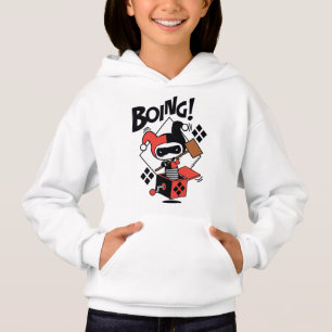 Chibi Harley-Quinn-in-A-Box mit Hammer Hoodie
