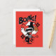 Chibi Harley-Quinn-In-A-Box With Hammer Postkarte (Vorderseite/Rückseite Beispiel)