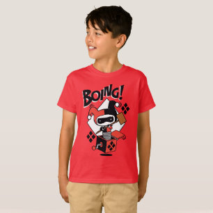 Chibi Harley Quinn in einer Box mit Hammer T-Shirt