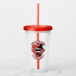 Chibi Harley Quinn Splits Acryltrinkbecher