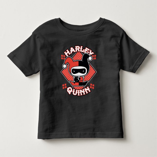Chibi Harley Quinn Splits Kleinkind T-shirt (Vorderseite)