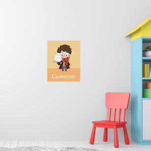 Chibi HARRY POTTER™ & Hedwig Poster