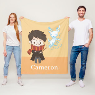 Chibi HARRY POTTER™ Patronus Fleecedecke