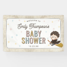 Chibi Harry Potter Zauberer-Baby-Party Banner