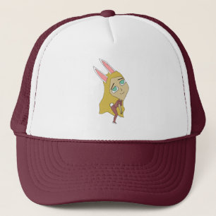 Chibi-Hasenmädchen  Truckerkappe