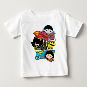 Chibi-Helden bereit für den Einsatz! Baby T-shirt