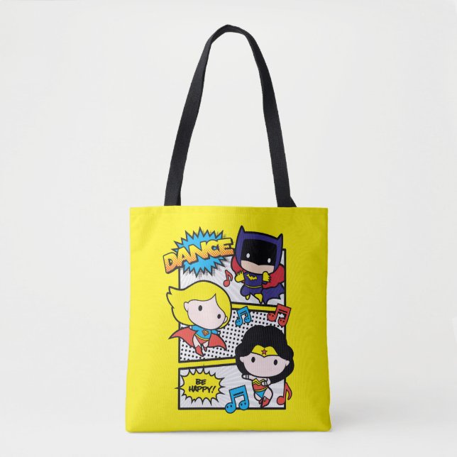 Chibi Heroes Tancing Tasche (Vorderseite)